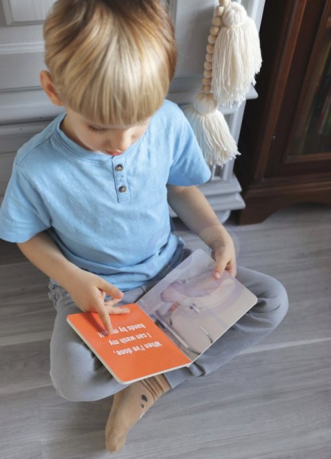 Tooky Toy Edukacyjne Pudełko Montessori Układanka Liczydło Tablica Pogody 6w1 od 3 Lat
