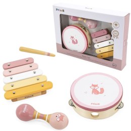  PolarB Zestaw Instrumentów Muzycznych Różowy