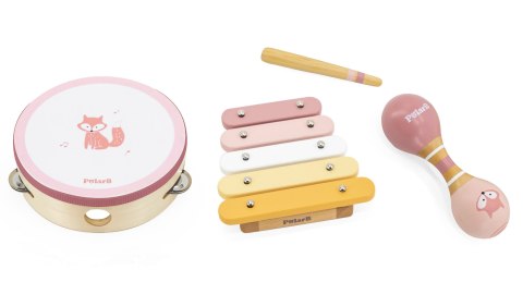  PolarB Zestaw Instrumentów Muzycznych Różowy