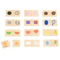  Zestaw Puzzle Łączenie Kształtów i Przedmiotów