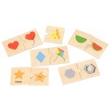  Zestaw Puzzle Łączenie Kształtów i Przedmiotów