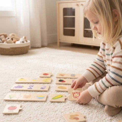  Zestaw Puzzli Odkrywaj Związki Między Naturą a Jedzeniem