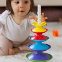  BABY Kolorowa Wieża Układanka Piramidka Edukacyjna 18m+