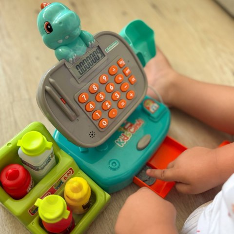  Kasa Sklepowa z Półką DINO Niebieski