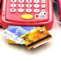  Kasa Sklepowa z Półką i Akcesoriami Różowa