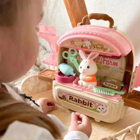 Królik w Plecaku 3w1 Farma Domek Ogródek