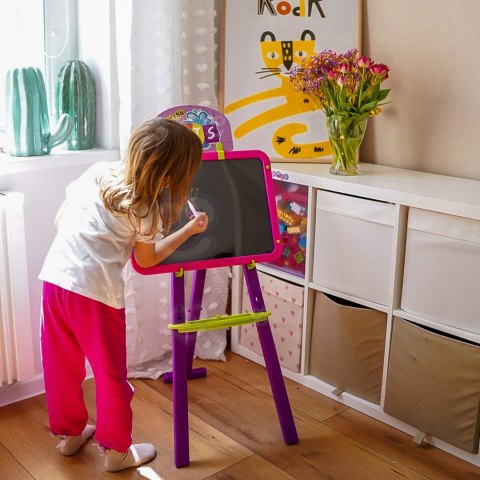  Tablica 3w1 Magnetyczna Suchościeralna Malowanie Światłem