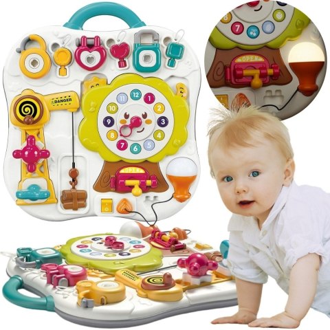  Tablica Montessori Manipulacyjna Sensoryczna Interaktywna dla Malucha