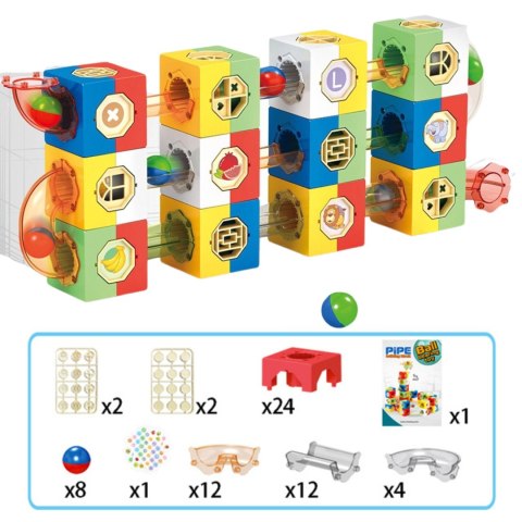  Tor Kulkowy Kulodrom Zestaw Konstrukcyjny Klocki 3D