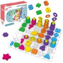  Układanka Montessori Sorter Trening Mózgu Literki Cyferki 139 el