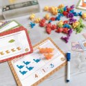  Zestaw Edukacyjny Nauka Liczenia Montessori Sorter Kolorów Zwierzęta 83 el.