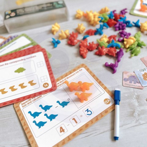  Zestaw Edukacyjny Nauka Liczenia Montessori Sorter Kolorów Zwierzęta 83 el.
