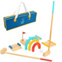 TOOKY TOY Drewniany Zestaw do Gry w Golfa dla 2 Osób 13 el.