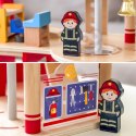 Drewniany Garaż Remiza Straży Pożarnej Zestaw 14 el