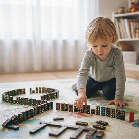  Domino Gra Logiczna Rodzinna 28 Klocków