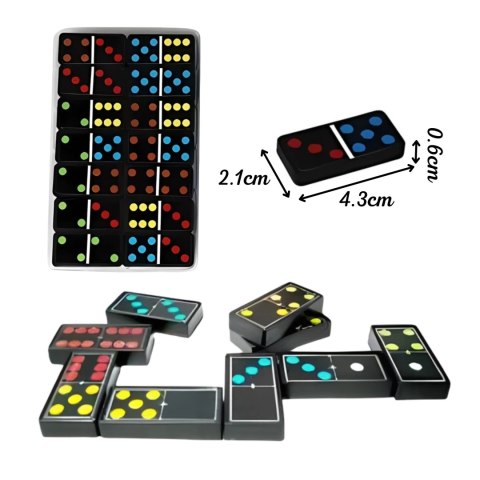  Domino Gra Logiczna Rodzinna 28 Klocków