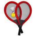  Duże Rakietki do Tenisa Badminton dla Dzieci Zestaw + Piłka Lotka