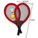 Duże Rakietki do Tenisa Badminton dla Dzieci Zestaw + Piłka Lotka