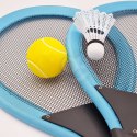  Duże Rakietki do Tenisa Badminton dla Dzieci Zestaw + Piłka Lotka