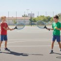  Duże Rakietki do Tenisa Badminton dla Dzieci Zestaw + Piłka Lotka