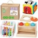 GREEN Pudełko Box 5w1 Montessori Edukacujny 11-12M FSC