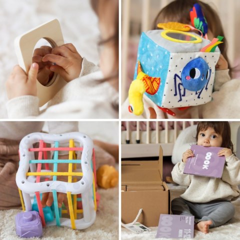  GREEN Pudełko Box 5w1 Montessori Edukacujny 11-12M FSC