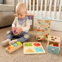  GREEN Pudełko Box 6w1 13-15m Montessori Edukacyjne Sensoryczne FSC