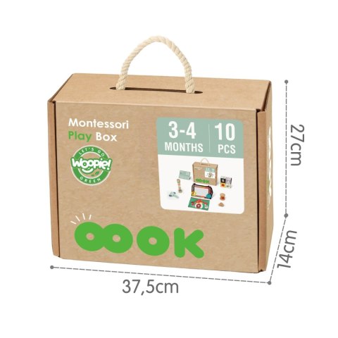 GREEN Pudełko XXL Montessori Sensoryka i Edukacja 6w1 FSC