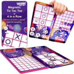  IQ Gra Strategiczna Magnetyczna 2w1 Kółko I Krzyżyk + Gra 4 w Lini MINI