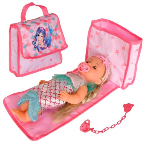  ROYAL Lalka Bobas 36 cm Syrenka Interaktywna Zestaw XXL Opiekunka 18w1