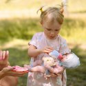  ROYAL Lalka Bobas 36 cm w Ubranku z Misiem Akcesoria do Karmienia