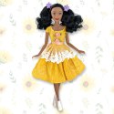  ROYAL Lalka Emi 32 cm Modny Strój i Piękne Czarne Włosy