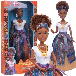  ROYAL Lalka Lili Mulatka w Eleganckiej Sukni