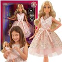 ROYAL Lalka Lily 30 cm Długie Blond Włosy Różowa Suknia Biżuteria