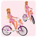  ROYAL Lalka Lily Rowerzystka Bobas w Foteliku Rower