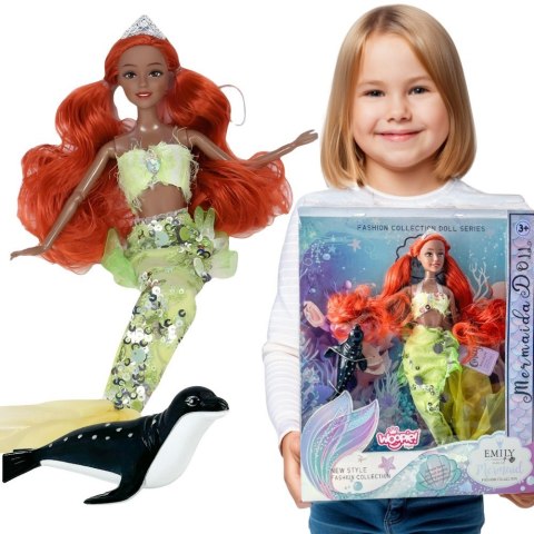  ROYAL Lalka Syrenka Emi Mermaid z Foką