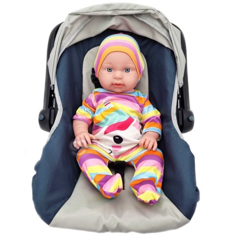  ROYAL Ubranko dla Lalki Zestaw Pajacyk Body Jednorożec Czapeczka 43-46 cm