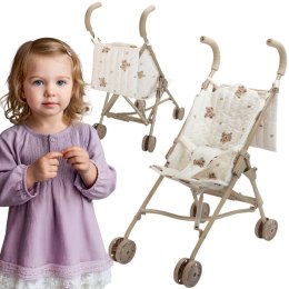  ROYAL Wózek Dla Lalek Spacerówka Vintage Teddy Bear