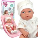  ROYAL Zestaw Lalka Bobas 30,5 cm + Nosidełko Różowe