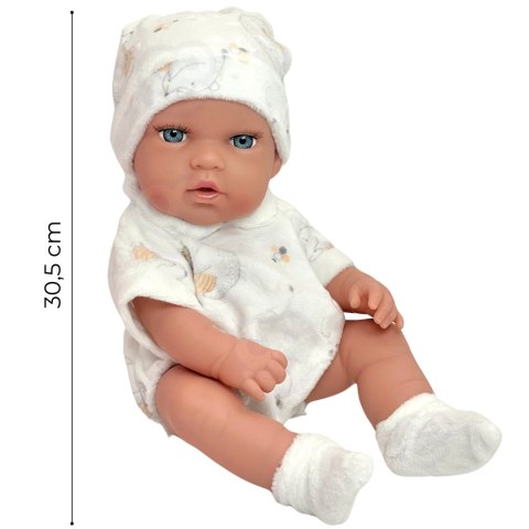  ROYAL Zestaw Lalka Bobas 30,5 cm + Nosidełko Różowe