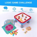  Stolik Gier Planszowych Logicznych 65 el. Zestaw 10w1
