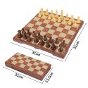  Szachy Warcaby Magnetyczne 2w1