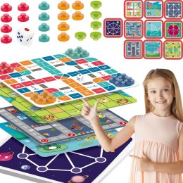  Zestaw Gier Planszowych Logicznych 10w1