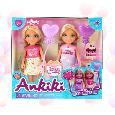 Woopie Zestaw Urodzinowy Dwóch Laleczek - Candy i Cakes