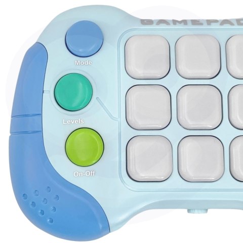  Elektroniczna Gra Zręcznościowa Pop-It Fidget Toy Gamepad Niebieski