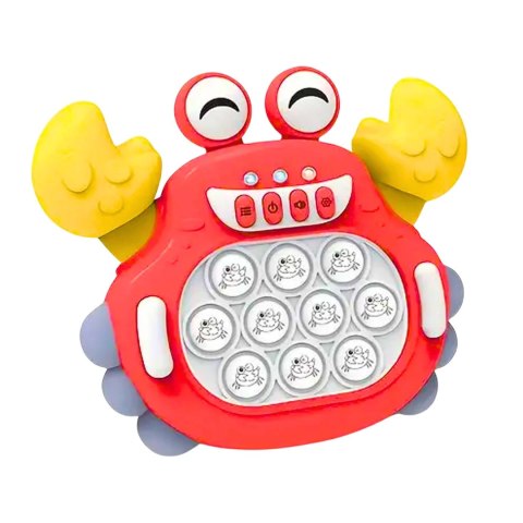  Gra POP IT Elektroniczna Antystresowa Zręcznościowa Krab Czerwony