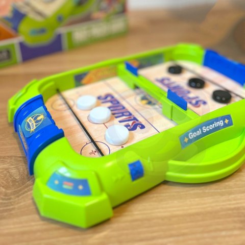  Gra Zręcznościowa 2w1 Mini Hokej Wyścigi