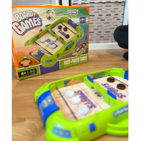  Gra Zręcznościowa 2w1 Mini Hokej Wyścigi