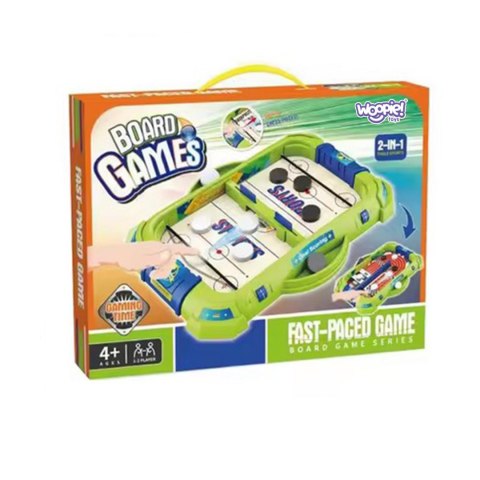  Gra Zręcznościowa 2w1 Mini Hokej Wyścigi