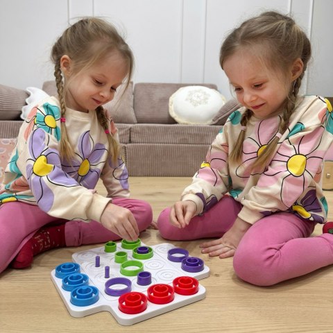  IQ Gra Logiczna Strategiczna Trening Mózgu Kółko i Krzyżyk 36 el.